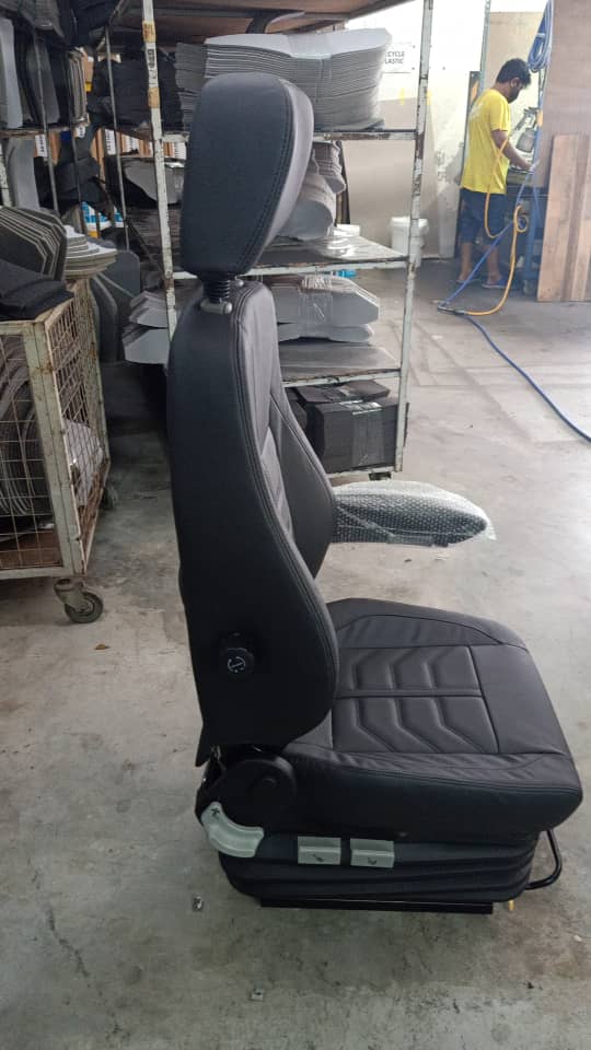 Alpha Customs Leather Civilian style Seats with Suspension Seat Bases - Fits Military and Civilian Variants.