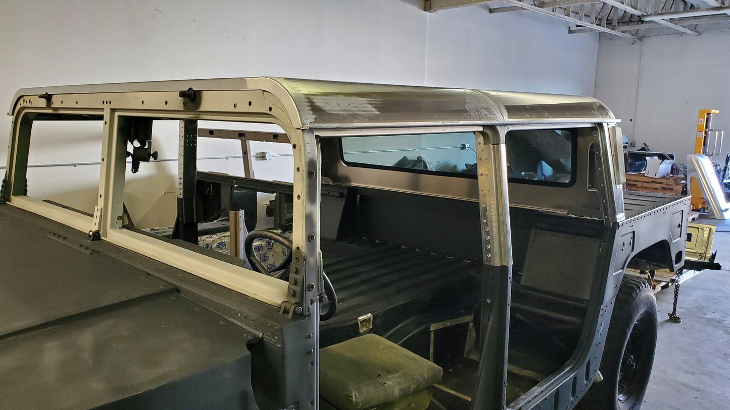 Alpha Customs Hummer H1 style 4 Door Hard Top. Fits all H1, Humvee and HMMWV vehicles.